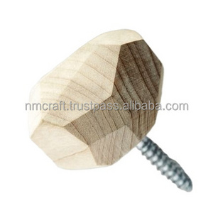 Top Quality wooden knob Mother Of Pearl Knob Wood Drawer Door Cabinet Knobs BY N M CRAFT