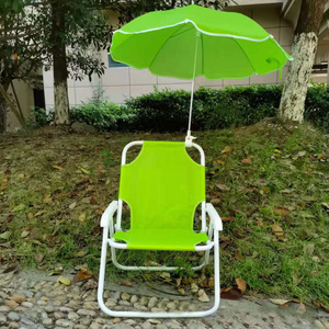 Outdoor Children's Folding Beach Chair with Sunshade Umbrella Portable Multifunctional Chairs