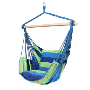 New Portable Hammock Chair Hanging Rope Chair Swing Chair Seat for Adults Kids Garden Indoor Outdoor Fashionable Hammock Swings