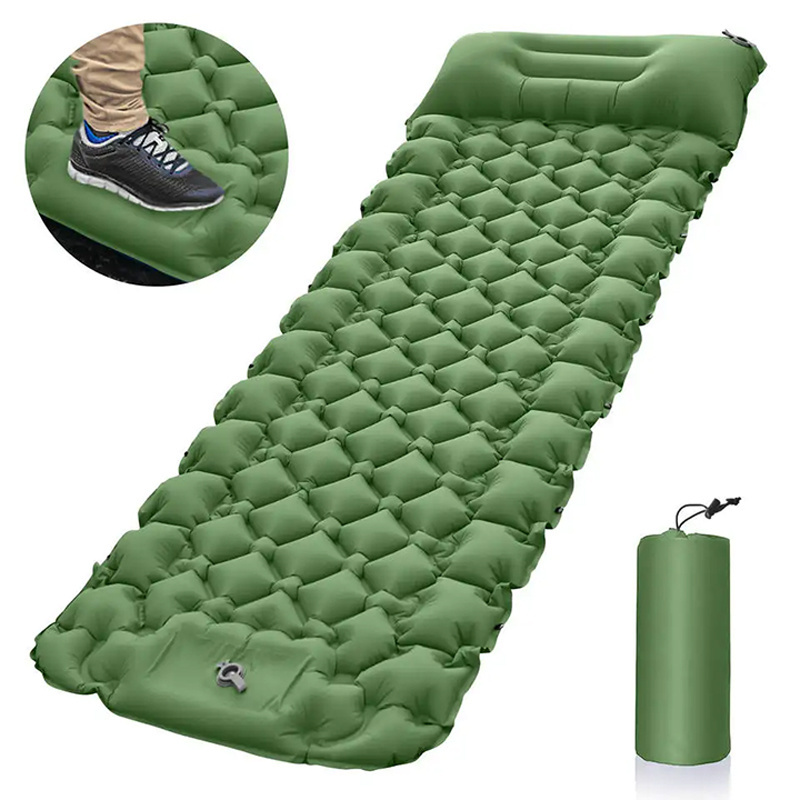 Factory High Quality Portable Camping Sleeping mat self inflating sleeping pad waterproof mat Outdoor Camping Air mattress