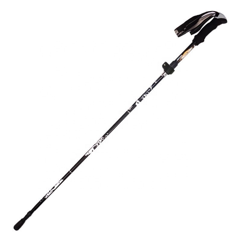 High Quality 5 Sections Walking Sticks Trekking Pole Hiking Camping Aluminum Alloy