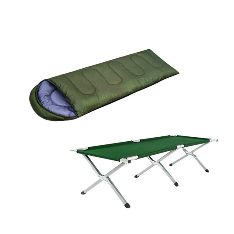 Outdoor Portable Camping Bed Ultralight Foldable Adjustable Folding Bed Camping Beds Cot for Adults