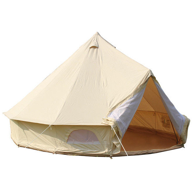 Camping Hotel Camp Tent Cotton Tent Rainproof Windproof Flame Retardant Canvas Bell Tent