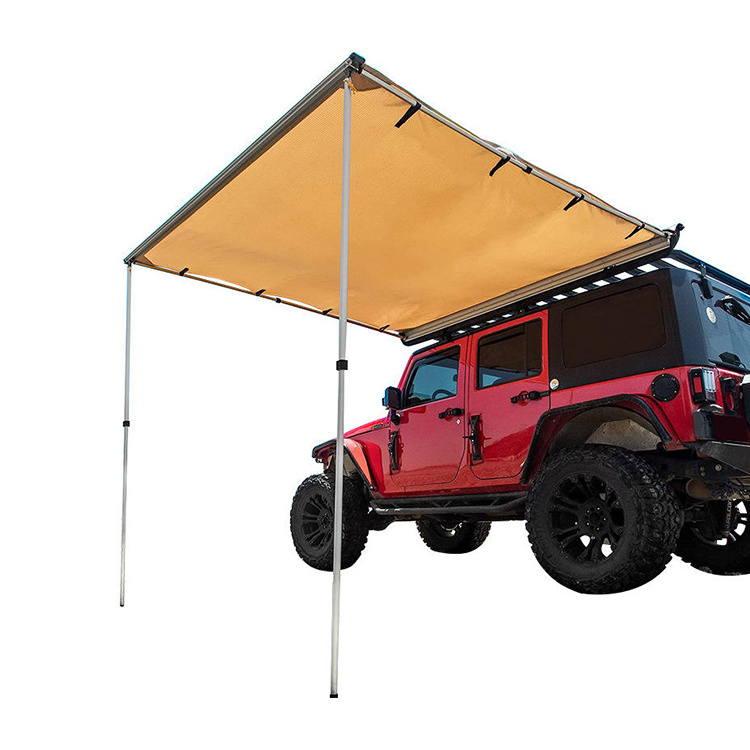 Waterproof Retractable Car Awning Tent Outdoor Camper Tent Car Roof Side 4x4 Awning For SUV Caravan Privacy Screen Outdoor Tent