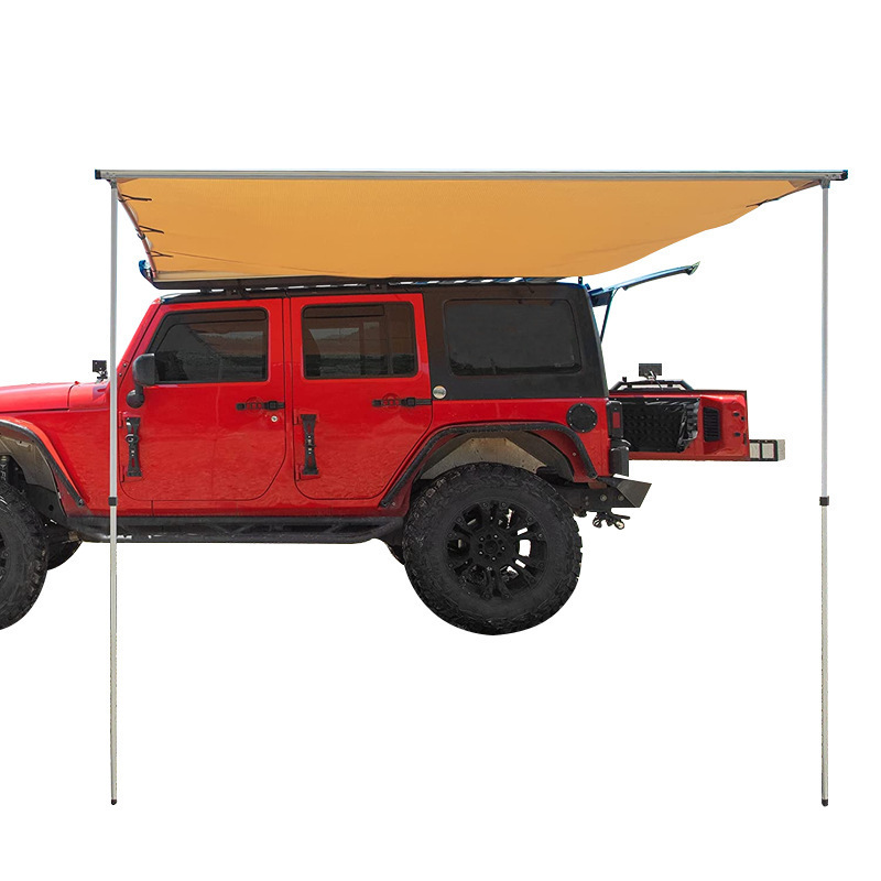 Waterproof Retractable Car Awning Tent Outdoor Camper Tent Car Roof Side 4x4 Awning For SUV Caravan Privacy Screen Outdoor Tent