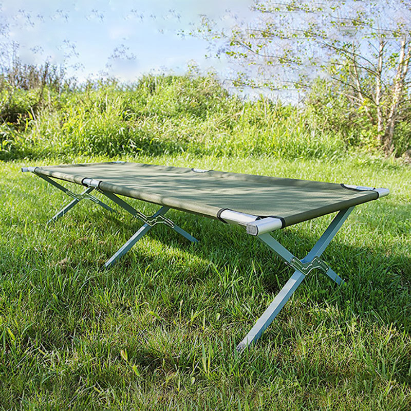 Outdoor Portable Camping Bed Ultralight Foldable Adjustable Folding Bed Camping Beds Cot for Adults