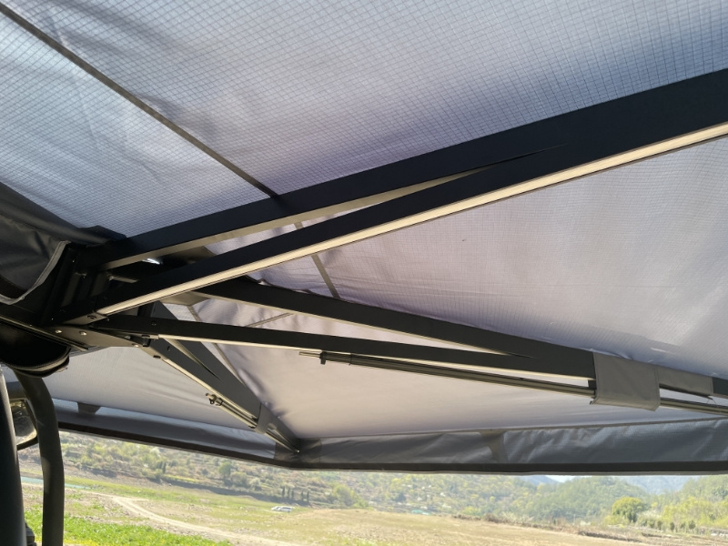 180 270 360 degree Awning Walls Free Standing Truck Car Roof Tent Side Awning Led Awning for camping