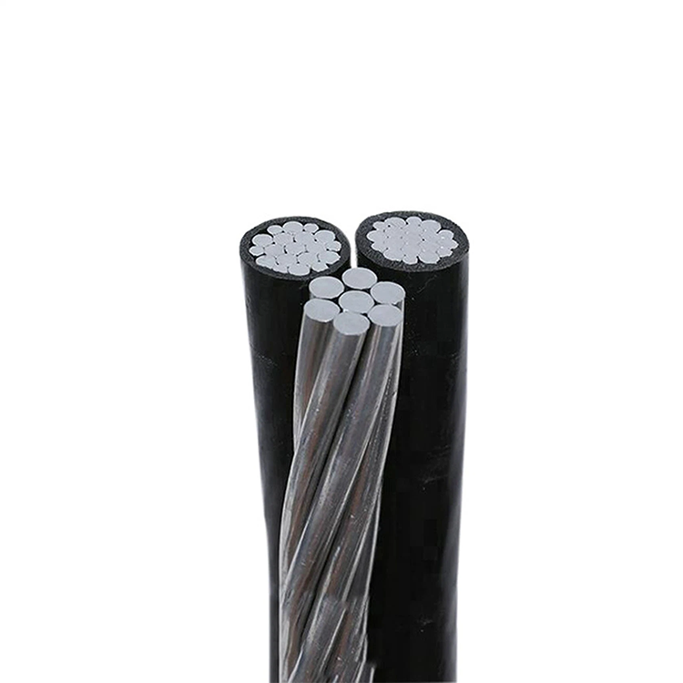 ASTM Standard AAC AAAC ACSR Conductor PE Insulated Poly Triplex Service Drop ABC Cable Wire