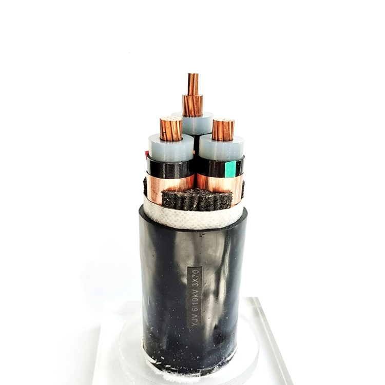 N2xsy Electric Power Cu CWS XLPE PVC Swa Armored Medium Voltage 11kv 22KV Copper Cable