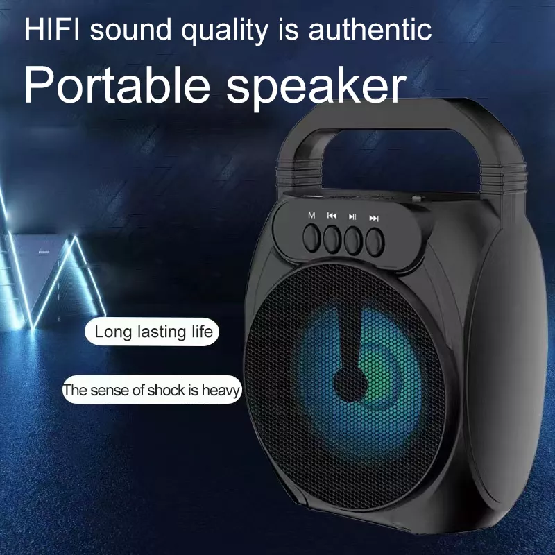 DW-338Wireless Customized Portable Caixa De Som Bluetooth Tweeter Sound Box Smart Mini Audio Bluetooth Speaker Box With Light