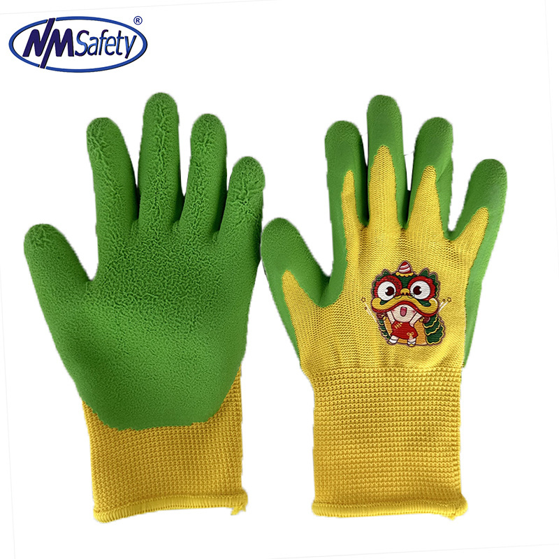 NMSAFETY Cute Children Garden Gloves Wholesale Kids Gloves