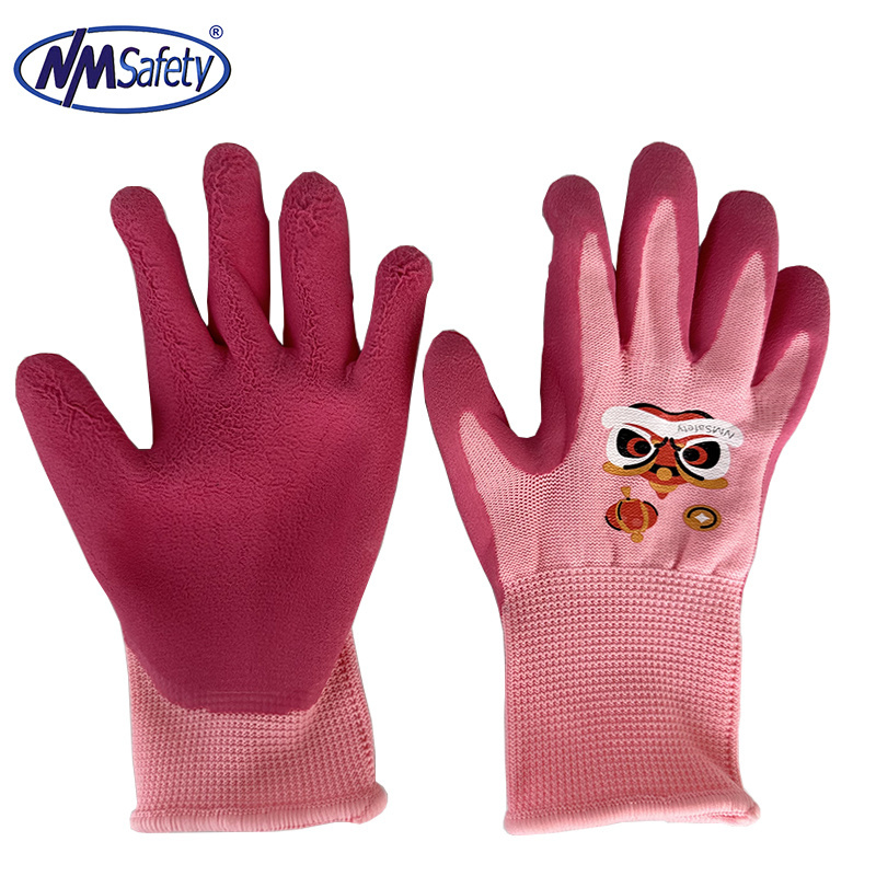 NMSAFETY Cute Children Garden Gloves Wholesale Kids Gloves