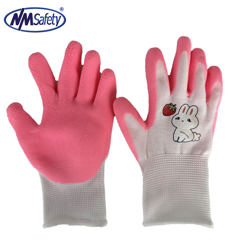 NMSAFETY Cute Children Garden Gloves Wholesale Kids Gloves