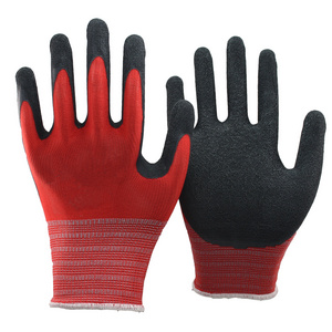 NMSHIELD glove coated with rubber glass handling gloves hand gloves latex