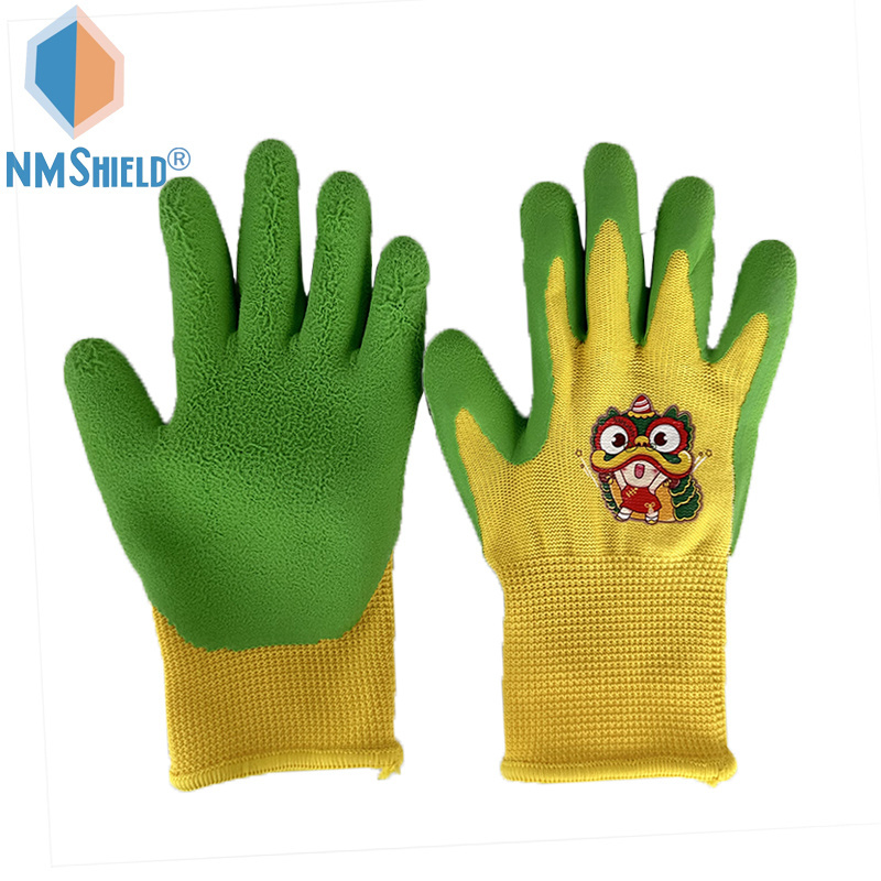 NMSHIELD Polyester Children's Glove Kid Gloves Garden Work Protection Gloves