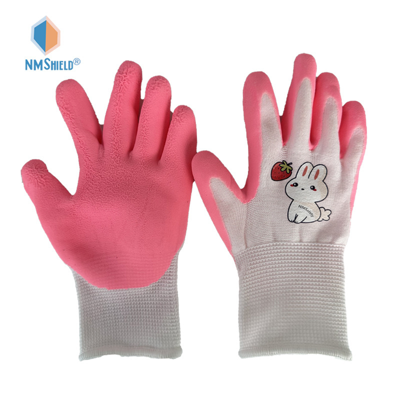 NMSHIELD Polyester Children's Glove Kid Gloves Garden Work Protection Gloves