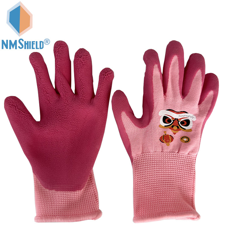 NMSHIELD Polyester Children's Glove Kid Gloves Garden Work Protection Gloves