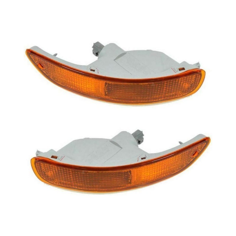 Auto accessories For 1993 Toyota Corolla AE100 Pair Signal Lights Front bumper Side Indicator light Car Body Kit