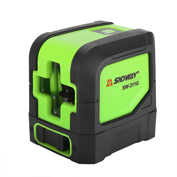 One set price 2 lines sndway laser level SW - 311G Green Light Laser leveler