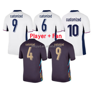 2024 England Men's Kids Soccer Wear Full Set Jersey Camisola de Futebol Maillot de Football Uniforms Shirt