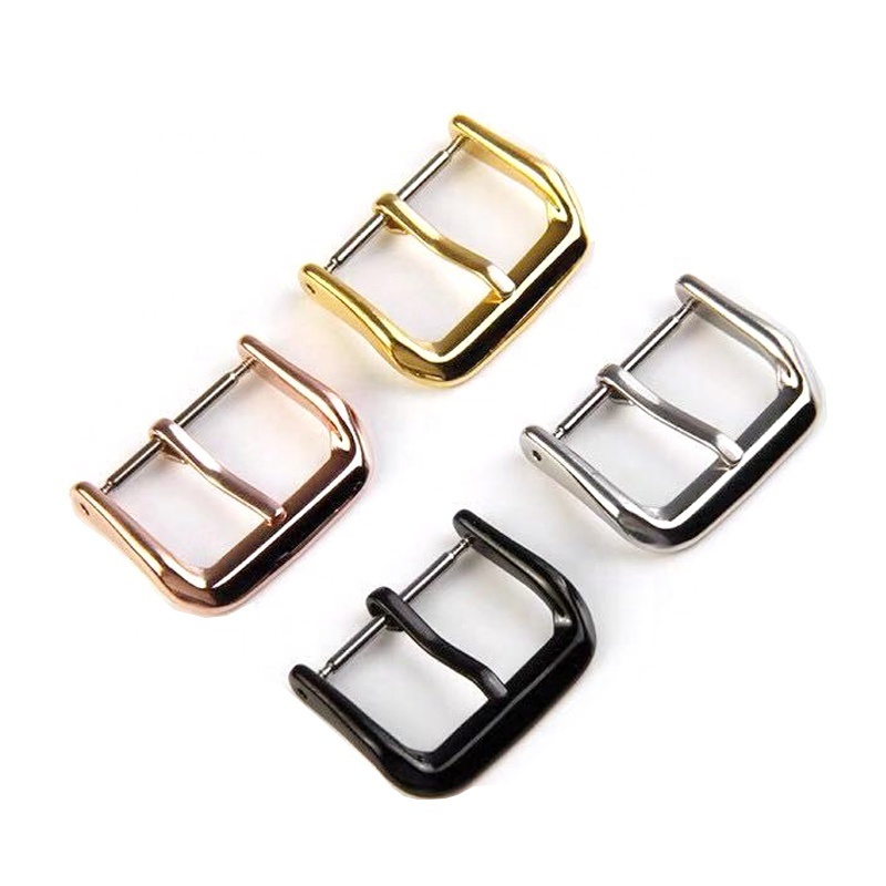 High-quality fashion fancy 8mm 10mm 12mm 14mm 16mm 18mm 20mm 22mm 24mm 304 stainless steel watch band buckle wholesale