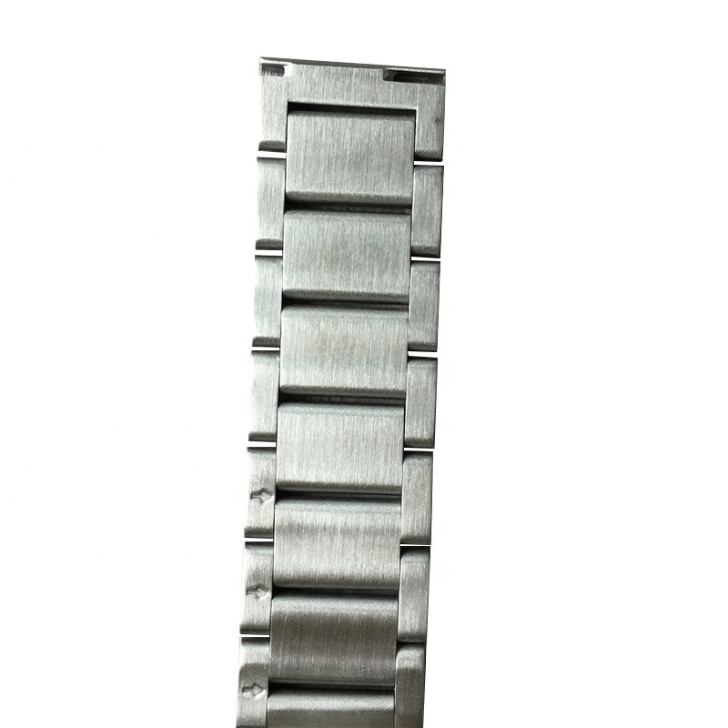 interchangeable removable 3-row link 16 18 20 22 24mm man cool OEM metal solid 316L, 304 stainless steel watch band strap