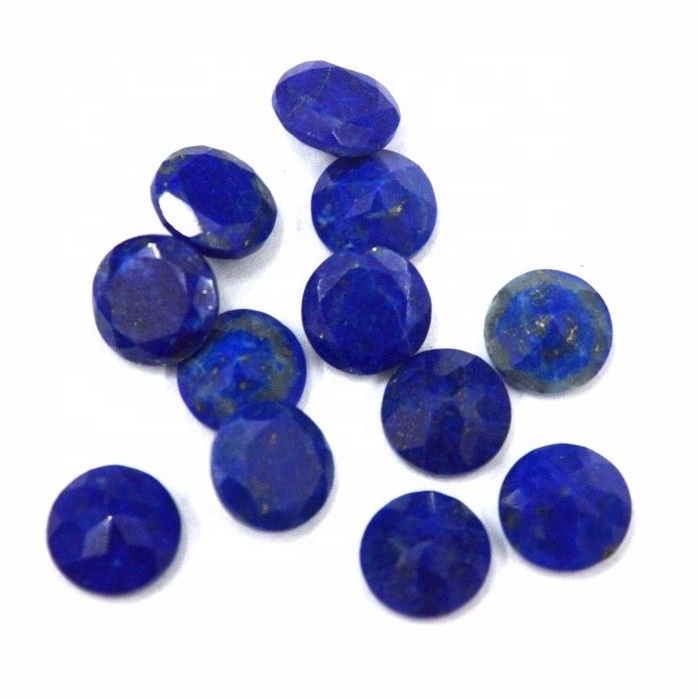 Top Selling Wholesale Natural 2mm Lapis Lazuli Round Brilliant Cut Loose Gemstone From Manufacturer