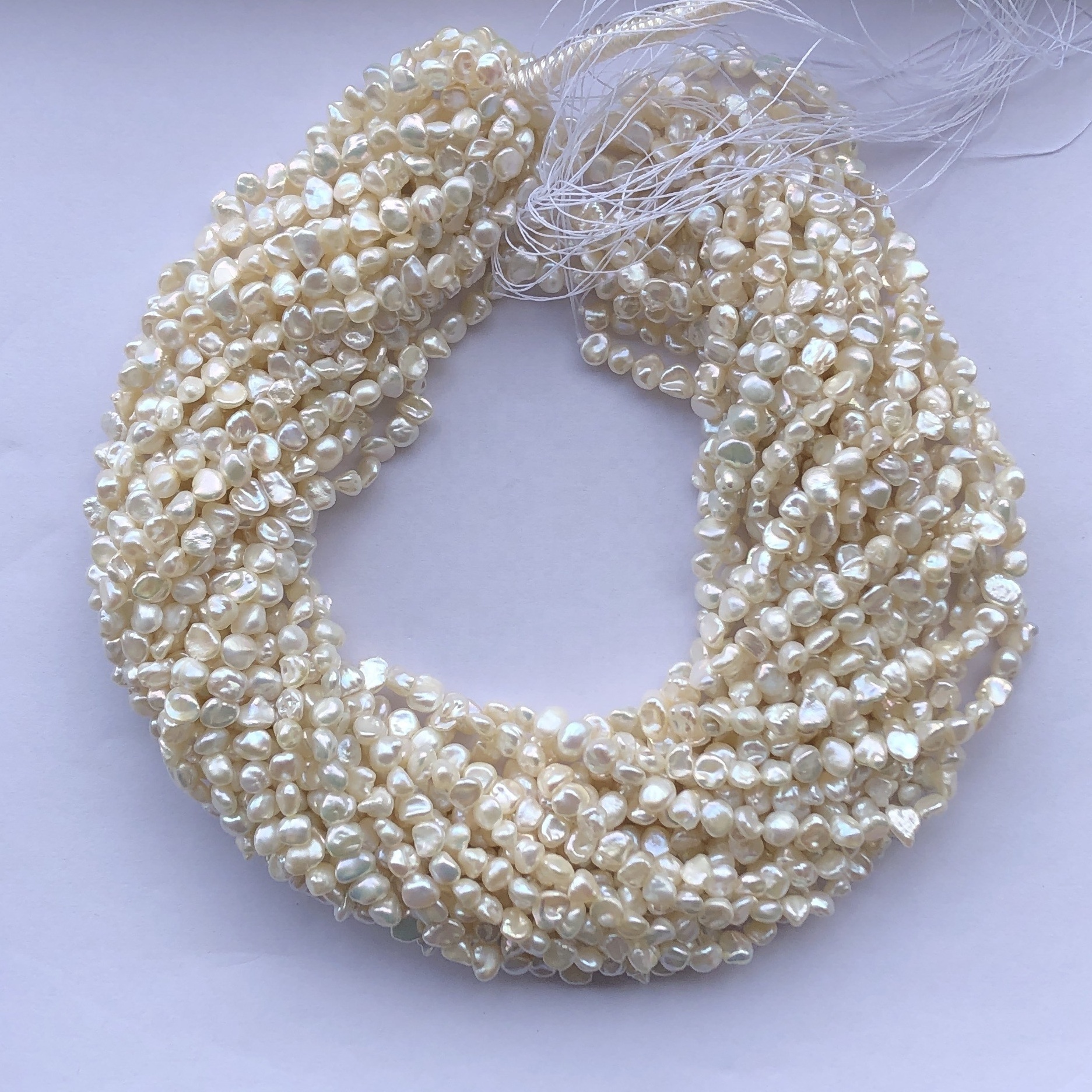 Finest Quality Trendy Natural Freshwater Pearl Stone Baroque Tumble Beads Strand From Beads Supplier At Factory Price