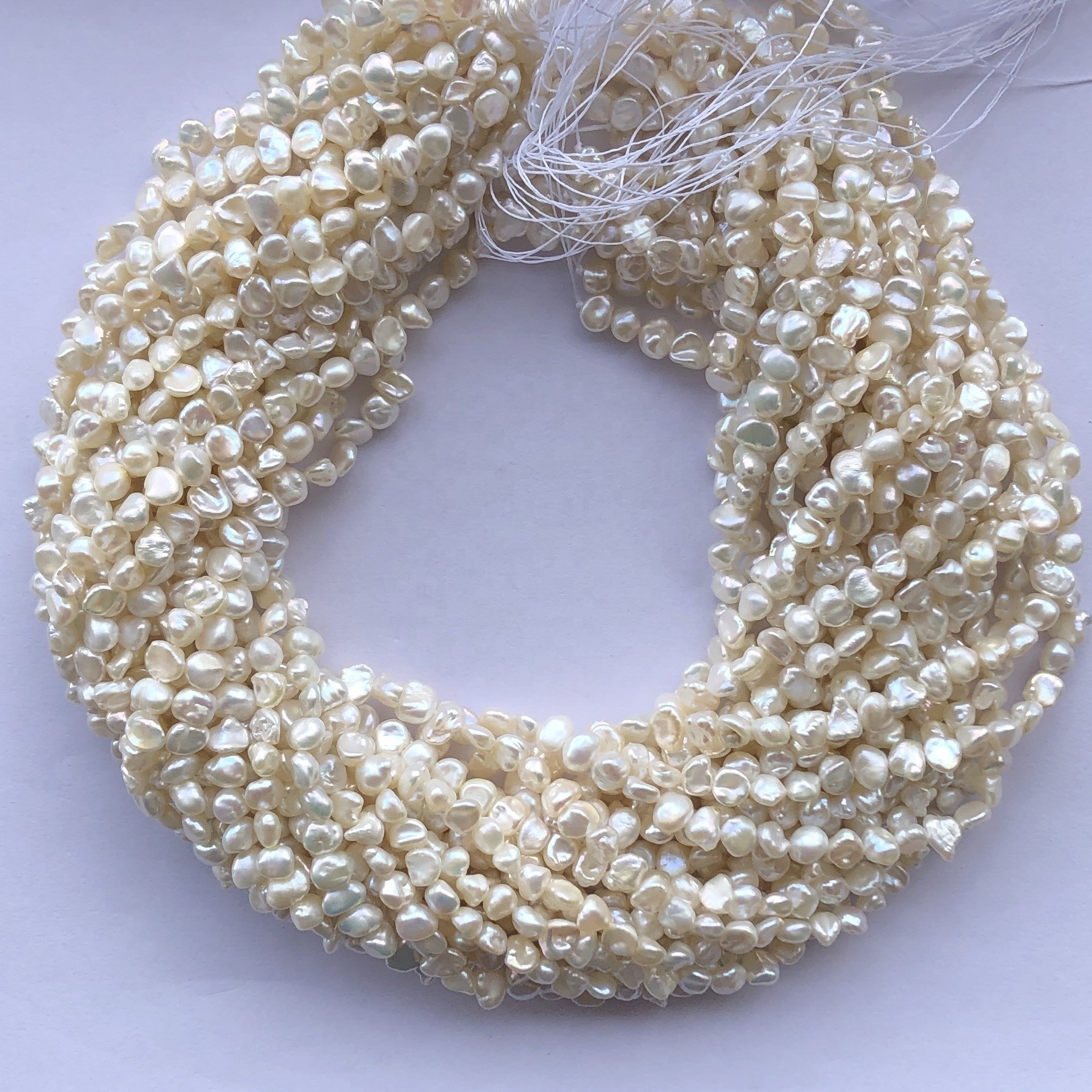 Finest Quality Trendy Natural Freshwater Pearl Stone Baroque Tumble Beads Strand From Beads Supplier At Factory Price