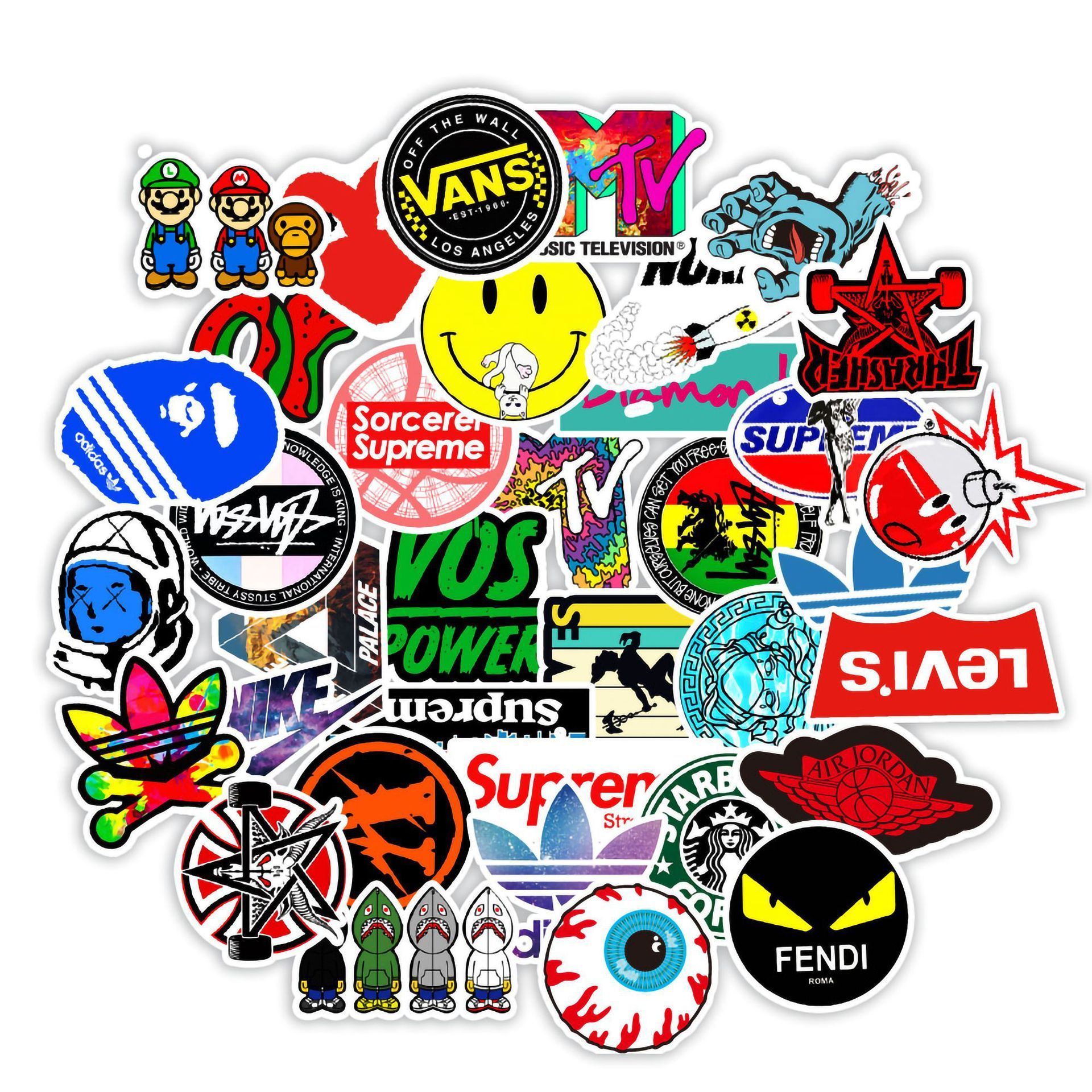 Portable Premium Durable Material Guaranteed Quality Unique Wall Kids Laptop Graffiti Stickers