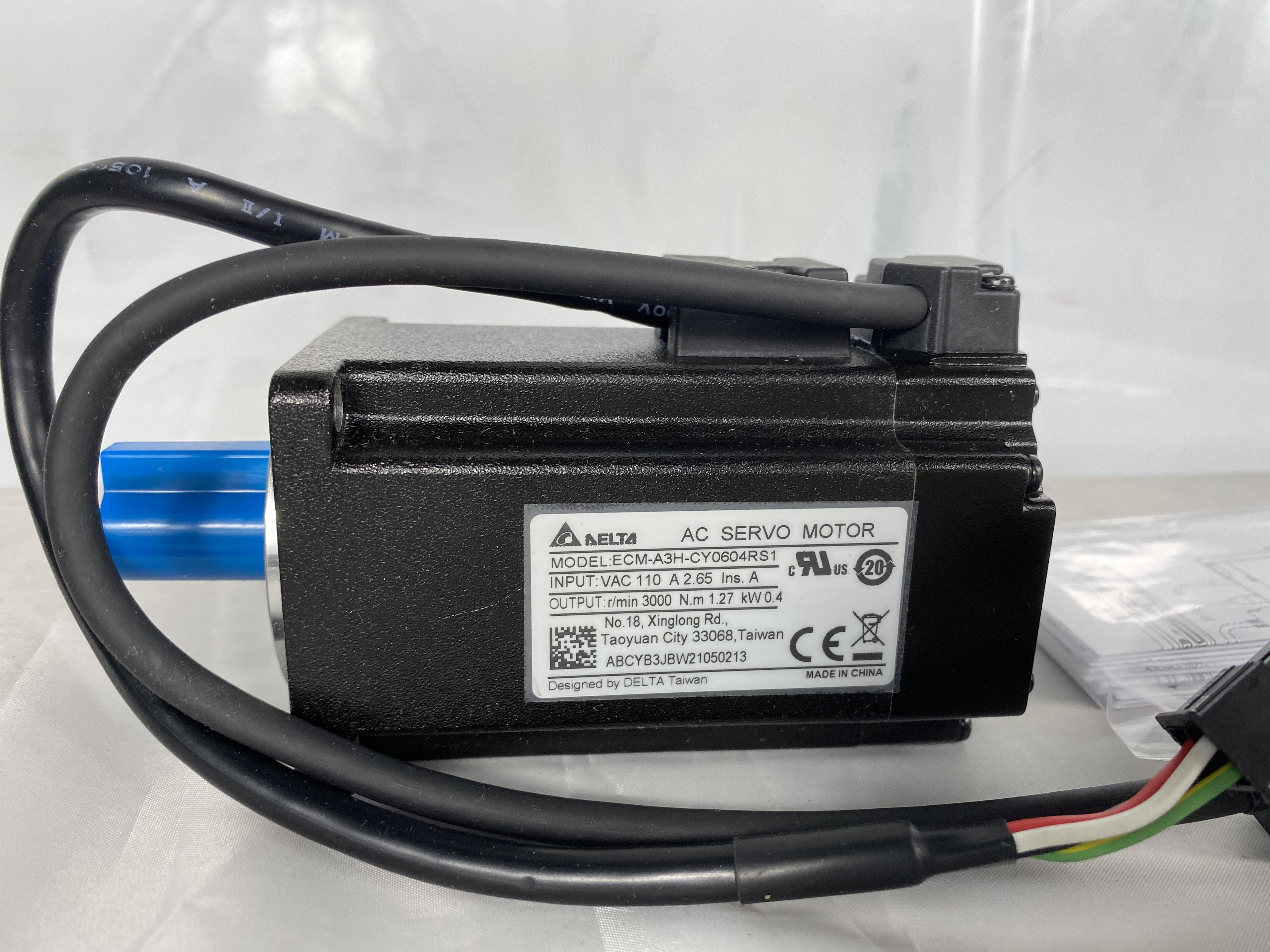 Delta 400W ECM-A3H-CY0604SS1 Absolute Encoder Servo Motor With Brake