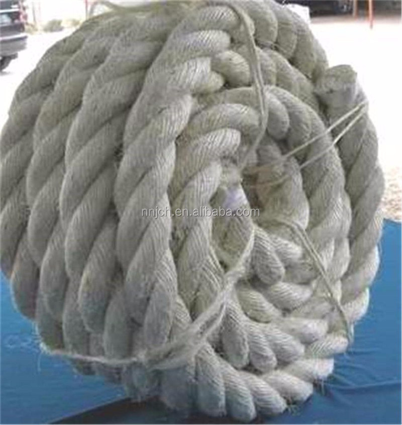 Natural Fiber Rope Sisal Rope Bleached White