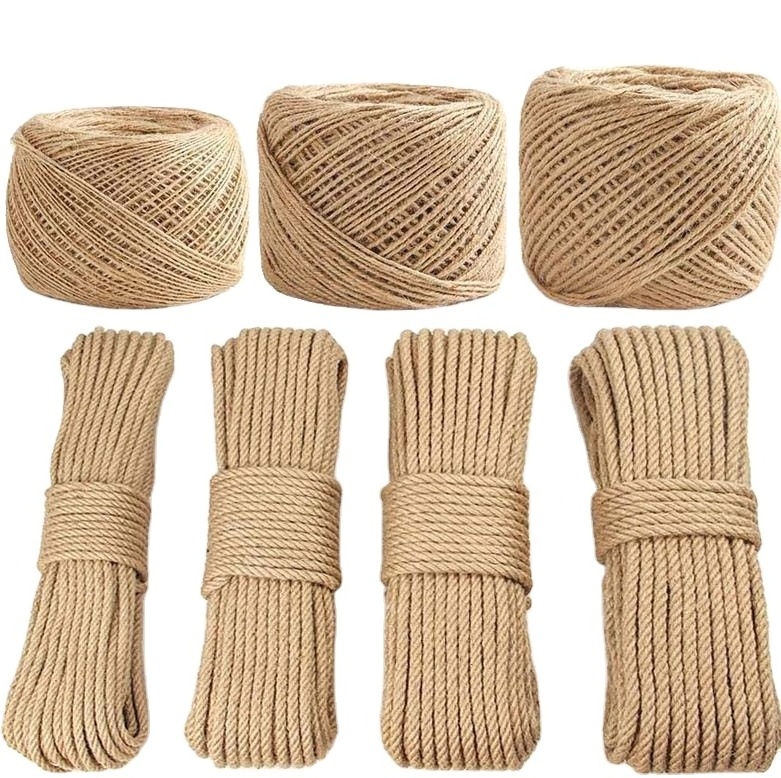 High-quality sisal rope can be used for boats, outdoors, bundling, etc. 100% sisal fiber braided sisal rope