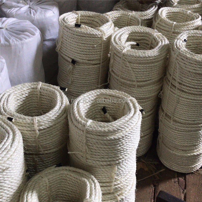 Natural Fiber Rope Sisal Rope Bleached White