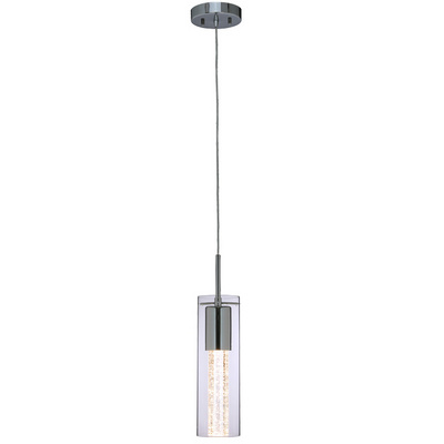 Factory Hanging Ceiling Pendant Lighting Fixture Chrome Adjustable Kitchen Single Crystal Pendant Light