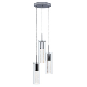 Wholesale 3 Light Pendant Modern Hanging  Crystal Cluster Light for Kitchen Pendant Light