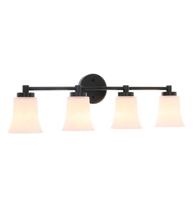 European Polished Decorative Bedroom Corridor Grass lampshade Led wall light  wall sconce