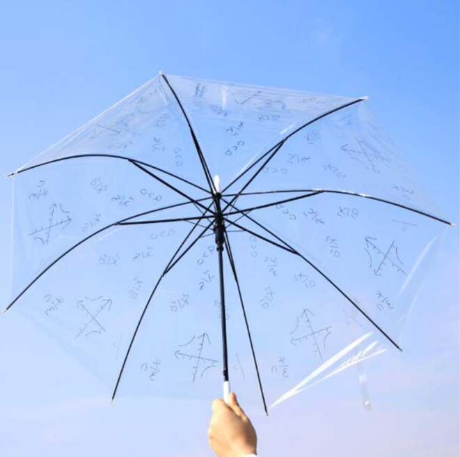 Wholesale 8-Bone Transparent Umbrellas White Automatic Eco-Friendly Golf Umbrellas for Automotive Industry