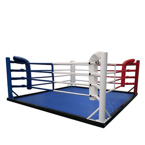 Custom Logo Professional Boxing Ring Mini 5x5m UFC Kick Boxing Ring