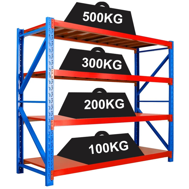 Hot Selling heavy duty storage Metallic Multi Racks warehouse storage shelves Boltless Rack wholesale shelving units