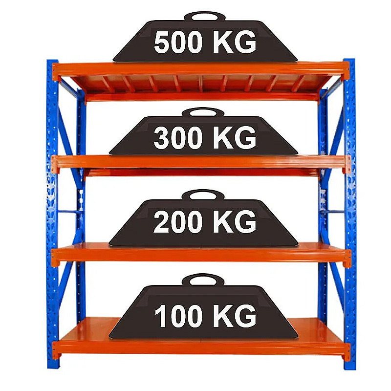 Stable and Durable rack shelf 4 Level warehouse storage rack metal rack custom steel storage shelves