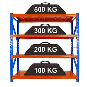 Stable and Durable rack shelf 4 Level warehouse storage rack metal rack custom steel storage shelves