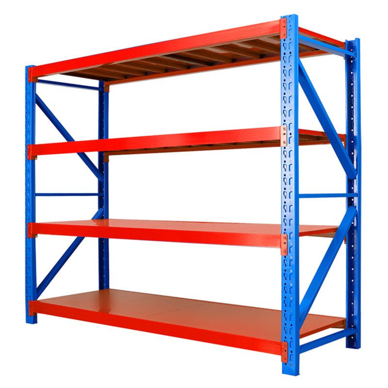 Metal heavy duty racking 4 level boltless storage rack storage and shelves Steel Industrial 5 layer storage rack boltless shelvi