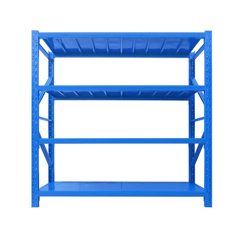 Custom Heavy Duty Shelving Garage 4 Tier Warehouse Storage Metal Shelf Rack Unit For Warehouse