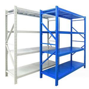 Custom Heavy Duty Shelving Garage 4 Tier Warehouse Storage Metal Shelf Rack Unit For Warehouse