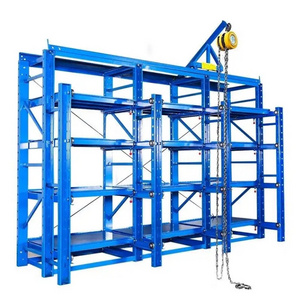 High Quality Full Open Roll-out Shelving Steel Injection Mould Racking Heavy Duty Drawer Type Mold Rack