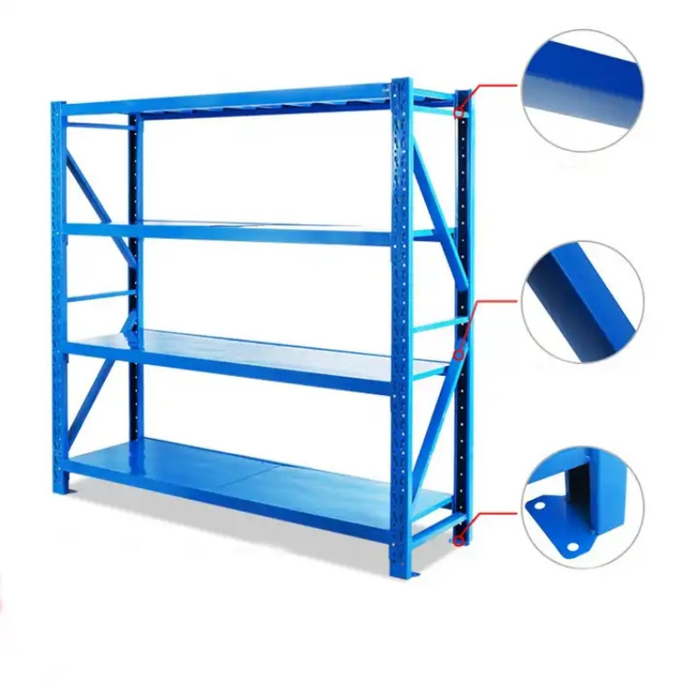 Factory Industrial Warehouse Storage Racks Shelves Metal Boltless Rack garage shelves metal rack storage shelf