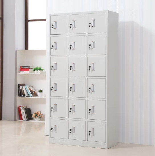 Customized New Products steel wardrobe 18 door wardrobe metal locker 18 door Steel Lockers Cabinet