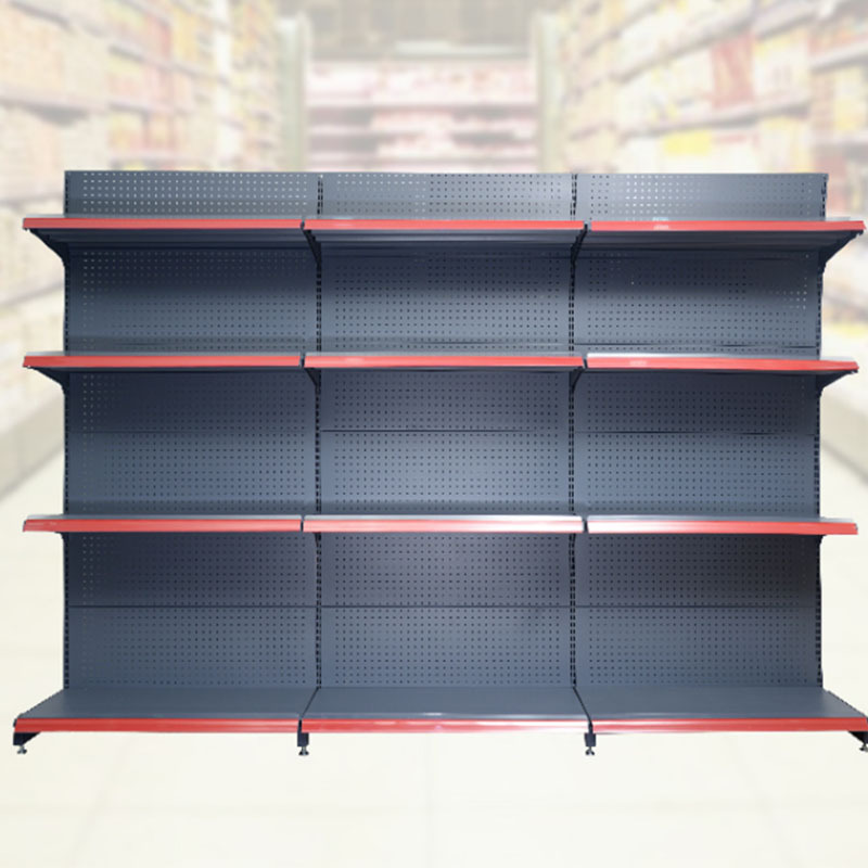 Single Side Snack Rack Supermarket Store Shelf Convenience Store Gondola Rack Display Steel Groceries Shelves /Racking and Shelv