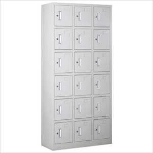 Manufacturer customization 18 door lockers  staff dormintory large storage locker storages metal locker wholesale